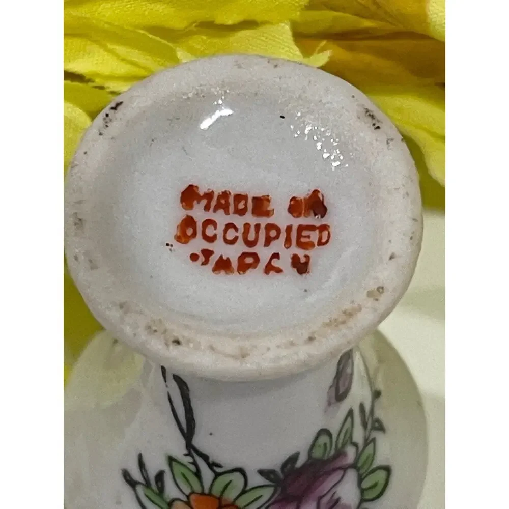 Vintage Mini Handled Vase Made in Occupied Japan